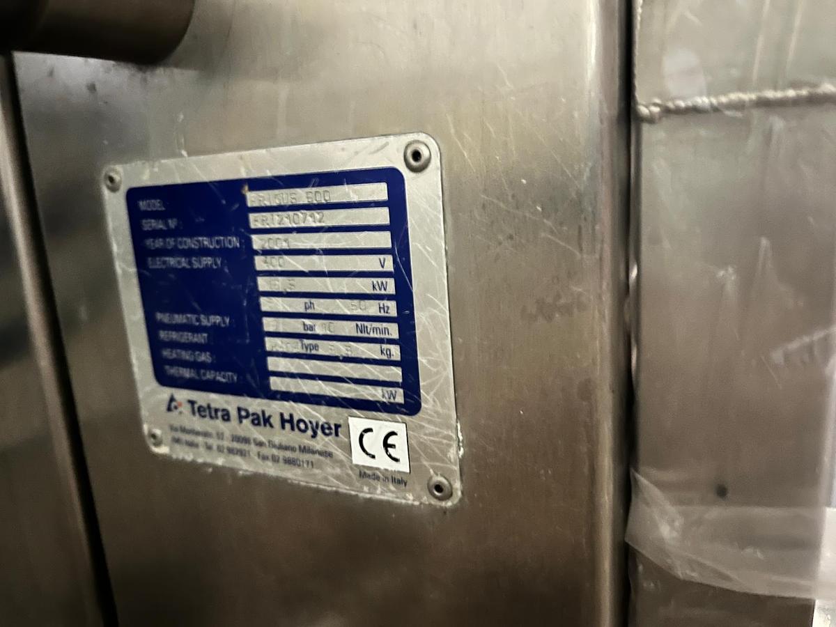 Used Tetra Pak Frigus 600 Continuous Freezer 