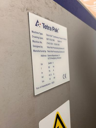 Used 2020 Tetra Pak S1500 Continuous Freezer