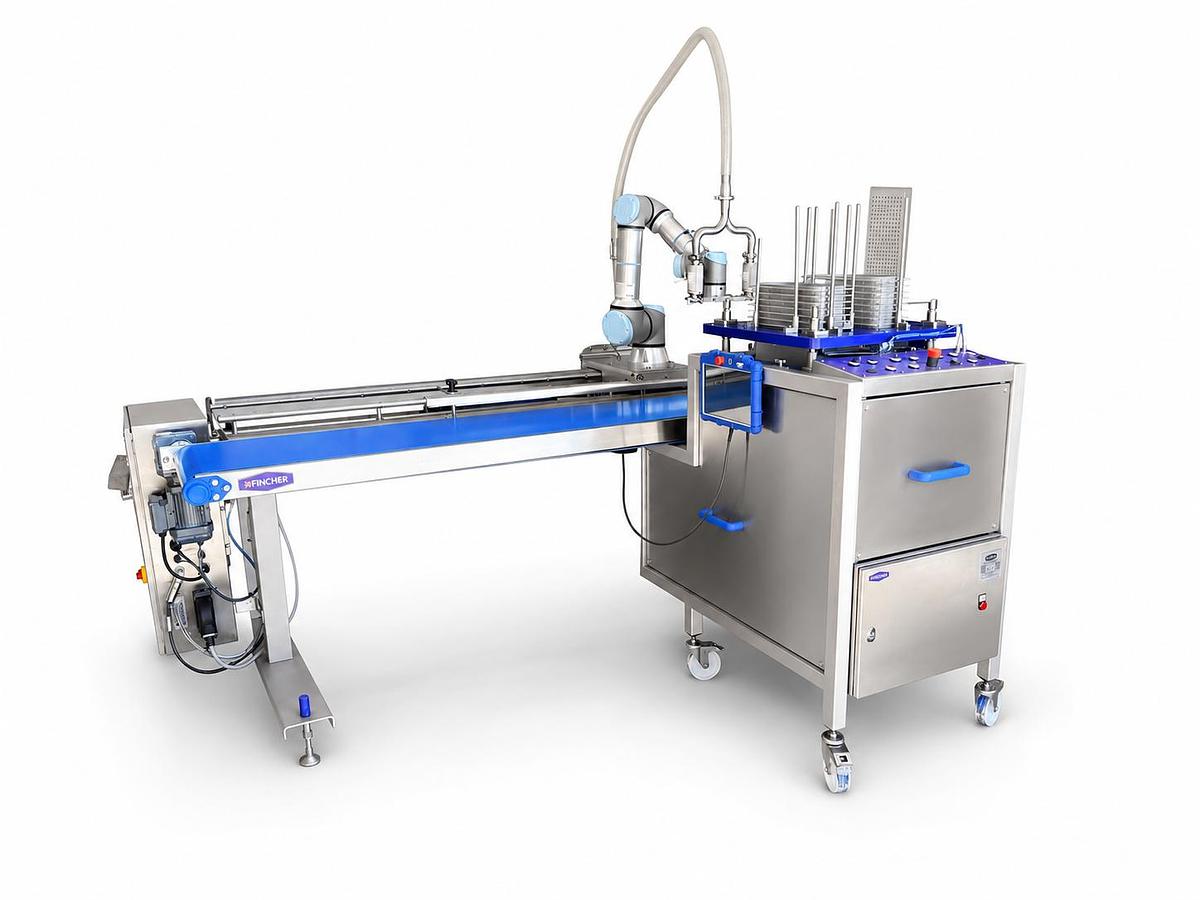 Fincher Cobot Ice Cream Filler
