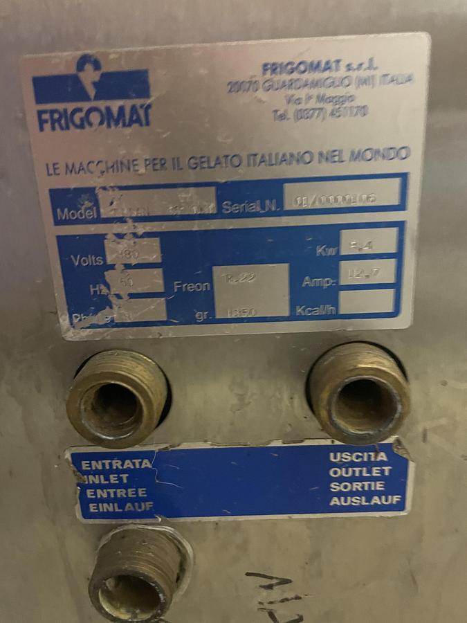 Used Frigomat Titan 3S Batch Freezer