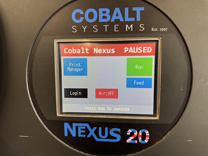 Used Cobalt sysytems Nexus 20 linear