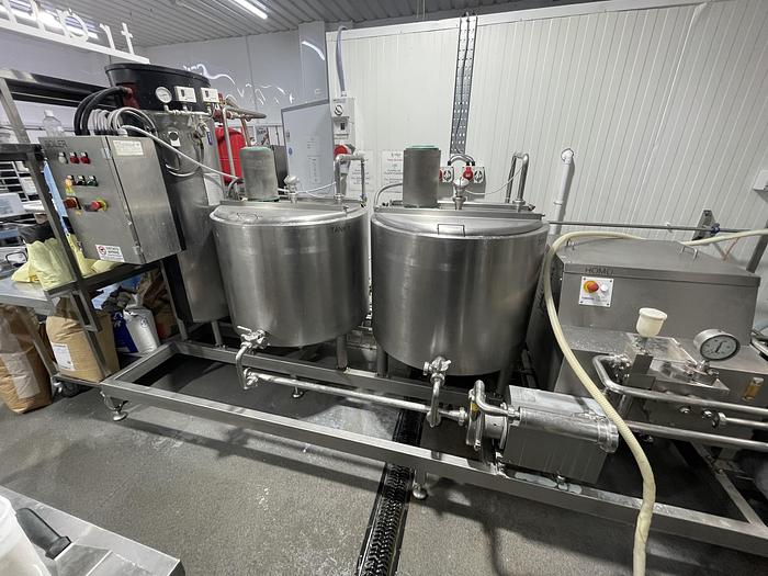 Used Tecnofreeze Mix Pasteurisation Plant