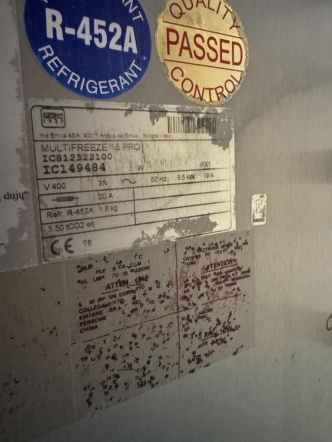 Used Cattabriga Multi Freeze 18 Pro