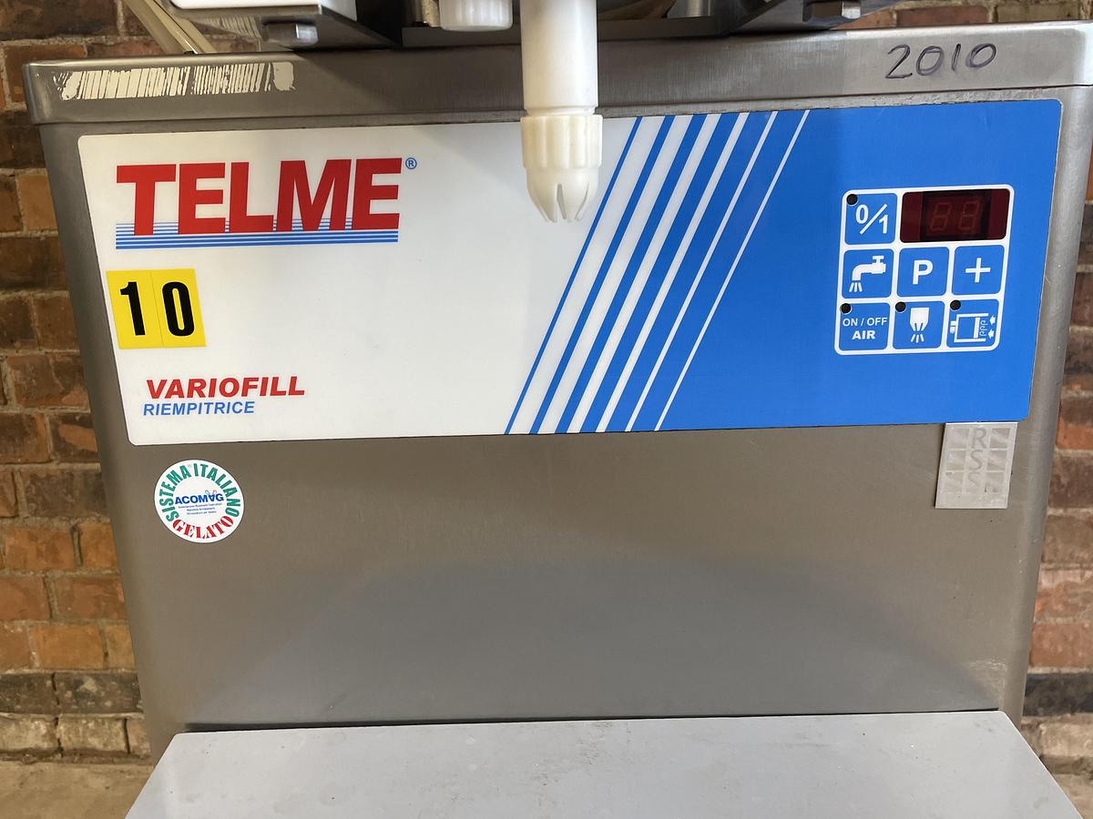 Used Telme Variofill Artisanal Ice Cream Pot Filling Machine