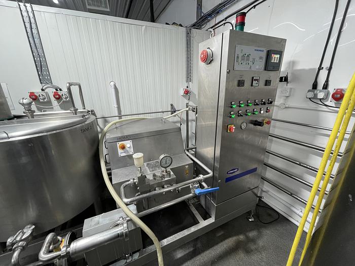 Used Tecnofreeze Mix Pasteurisation Plant