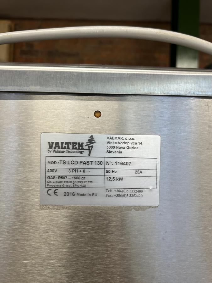 Used 2016 Valtek TS LCD PAST 130 Batch Pasteuriser