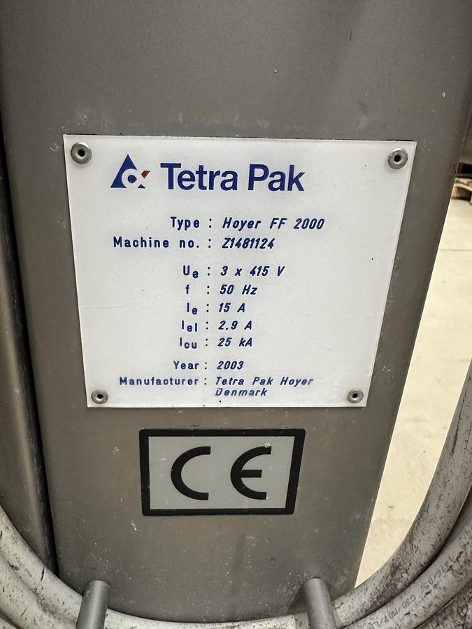 Refurbished 2002 Tetra Pak FF2000