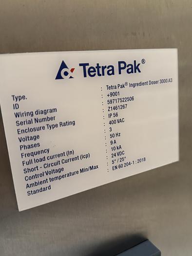 2024 TETRA PAK INGREDIENT DOSER 3000 A3 DUAL HOPPER
