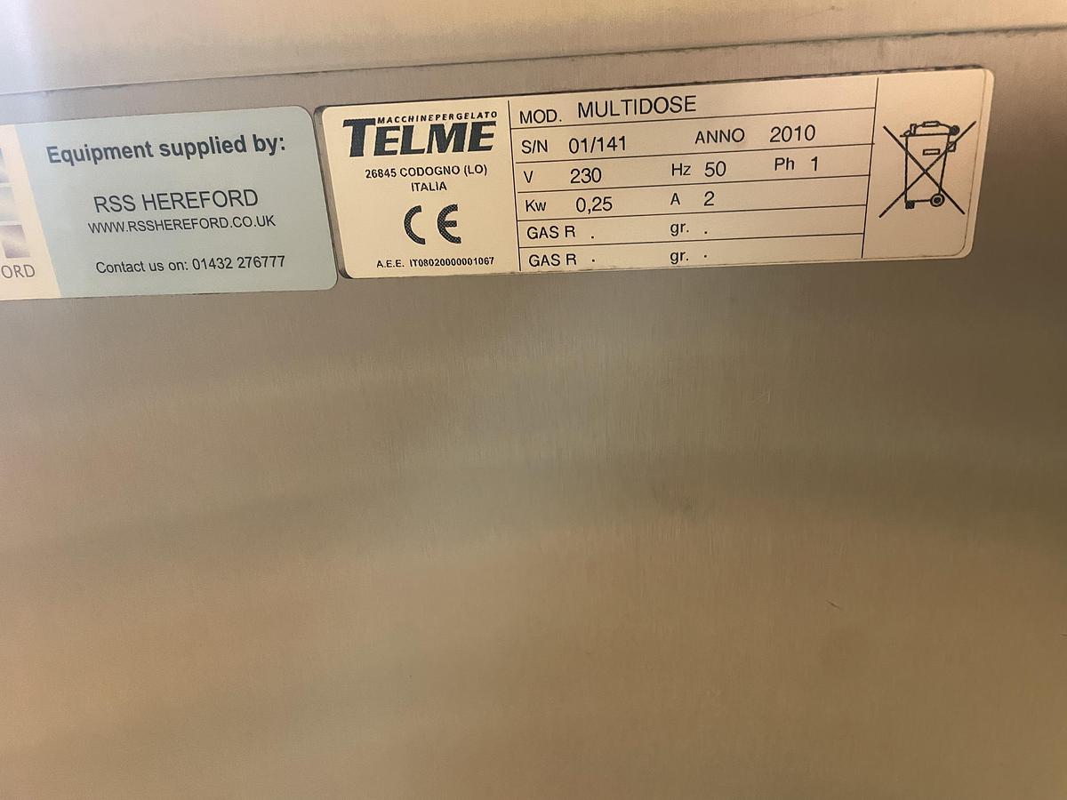 Used Telme Variofill Artisanal Ice Cream Pot Filling Machine