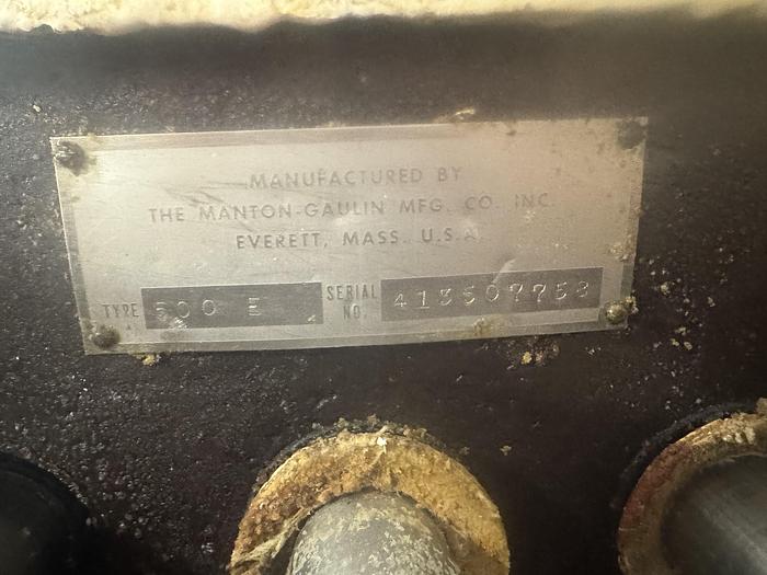 Used APV Gaulin K6 Homogeniser