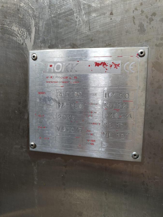 Used ROKK RFE 600 Continuous Freezer