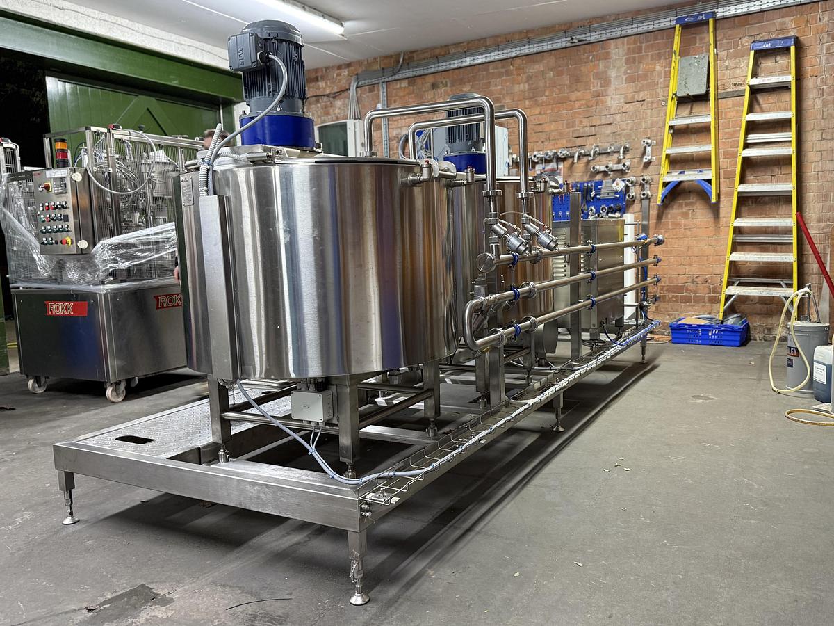 Used Fincher PROMIX300 Ice Cream Pasteurisation Plant