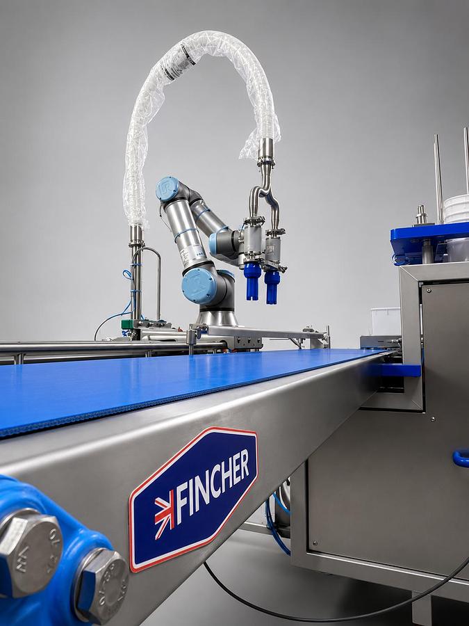 Fincher Cobot Ice Cream Filler