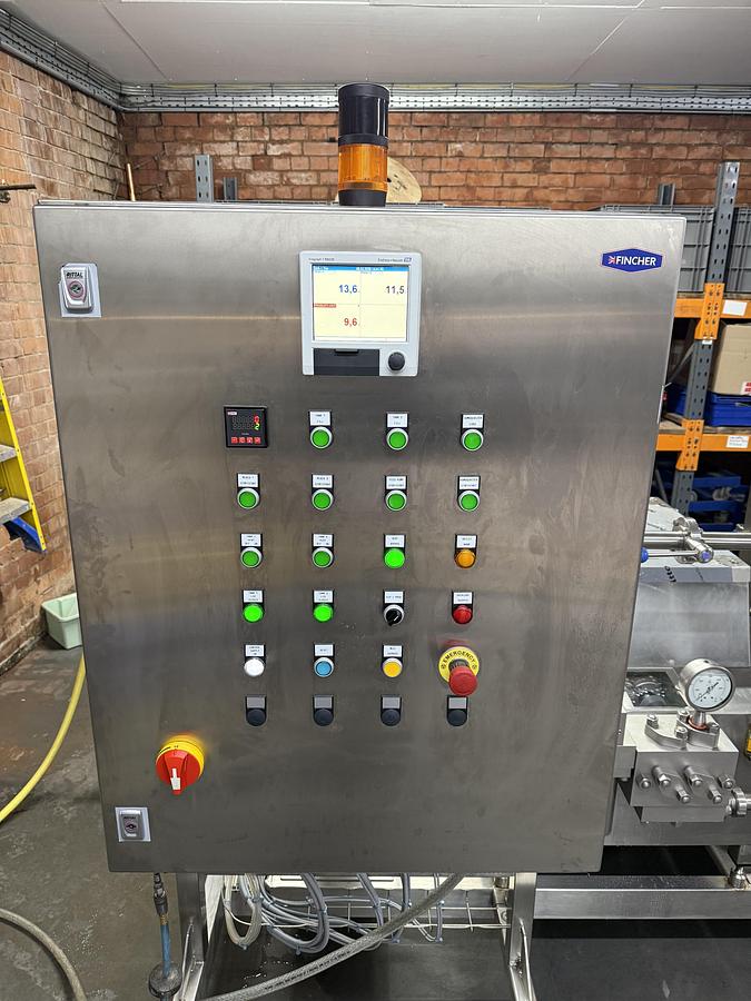 Used Fincher PROMIX300 Ice Cream Pasteurisation Plant