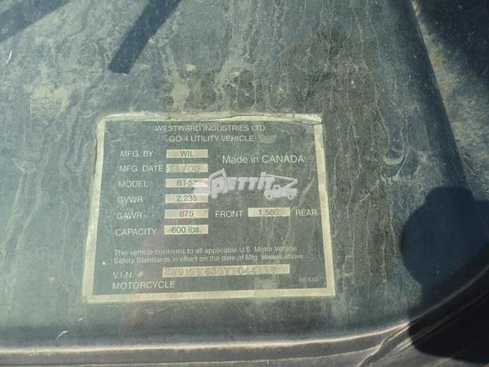 Used 2000 WESTWARD INDUSTRIES GO4