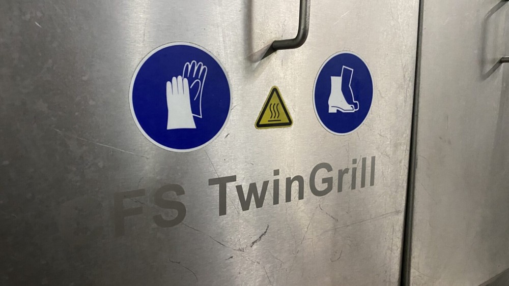 Used CFS Twingrill teflon cooker