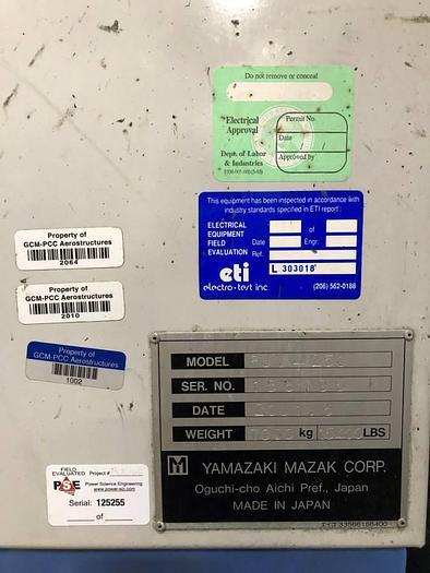 Used 2001 MAZAK FJV-250