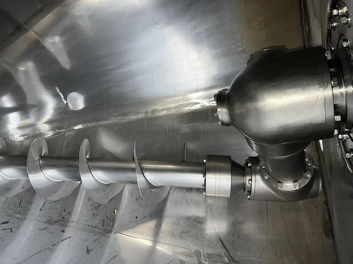 Used Mixer, Nauta, 50 CF, Stainless Steel, 8' Diameter #S744844