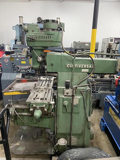 Used CINCINNATI Model Cintriversal Horizontal Mill with Vertical Head