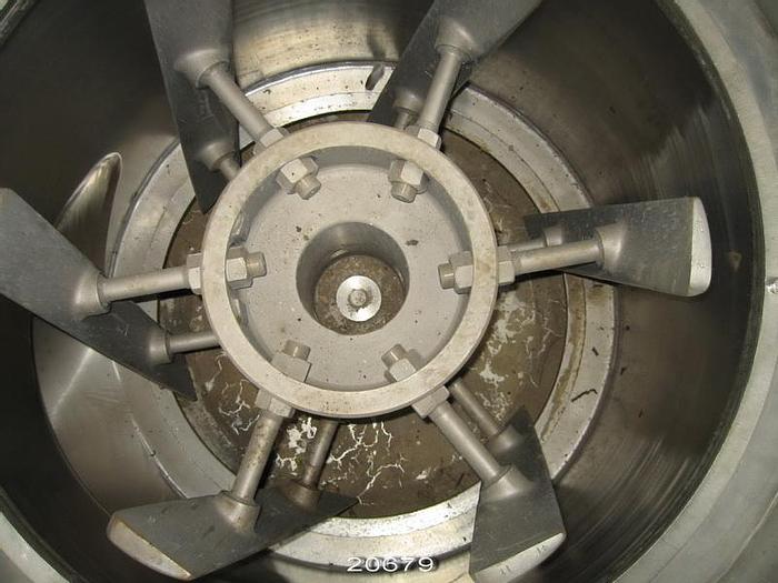 Used Black Clawson 30PVNP Selectifier Screen, 6-Foil Rotor Assembly, Belt Drive Arrangement With .125 Hole Basket, 50 Hp, 1200 Rpm Motor. #20679