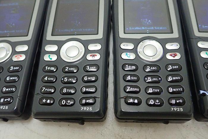 Used Lot of 5 Cisco 7925 Unified Wireless IP Phones