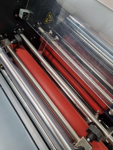 Used matrix laminator with foil, pneumatic machine