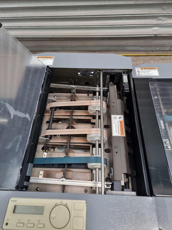 Used Duplo dbm120 Bookletmaking system , Fold Stitch, Trim
