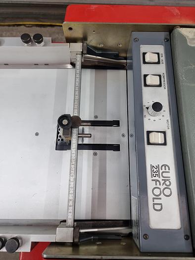 Used Eurofold 325 paper folding machine digital