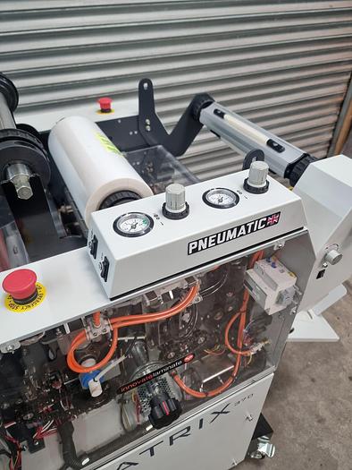 Used matrix laminator with foil, pneumatic machine