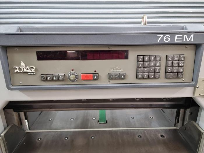 Used Polar 76EM Paper guillotine
