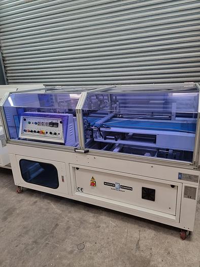 Used Marden Edwards Automatic L-Sealer with Heat Shrink Tunnel MES 700 Series with 300 Series