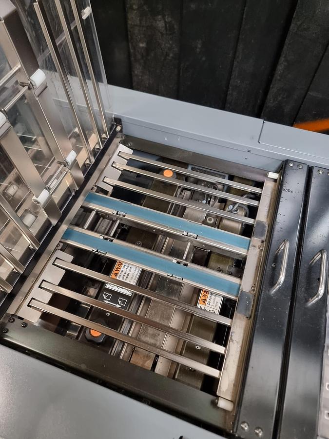 Used Duplo 5000 sheet feeder , fold , stitch , trim crease booklet maker