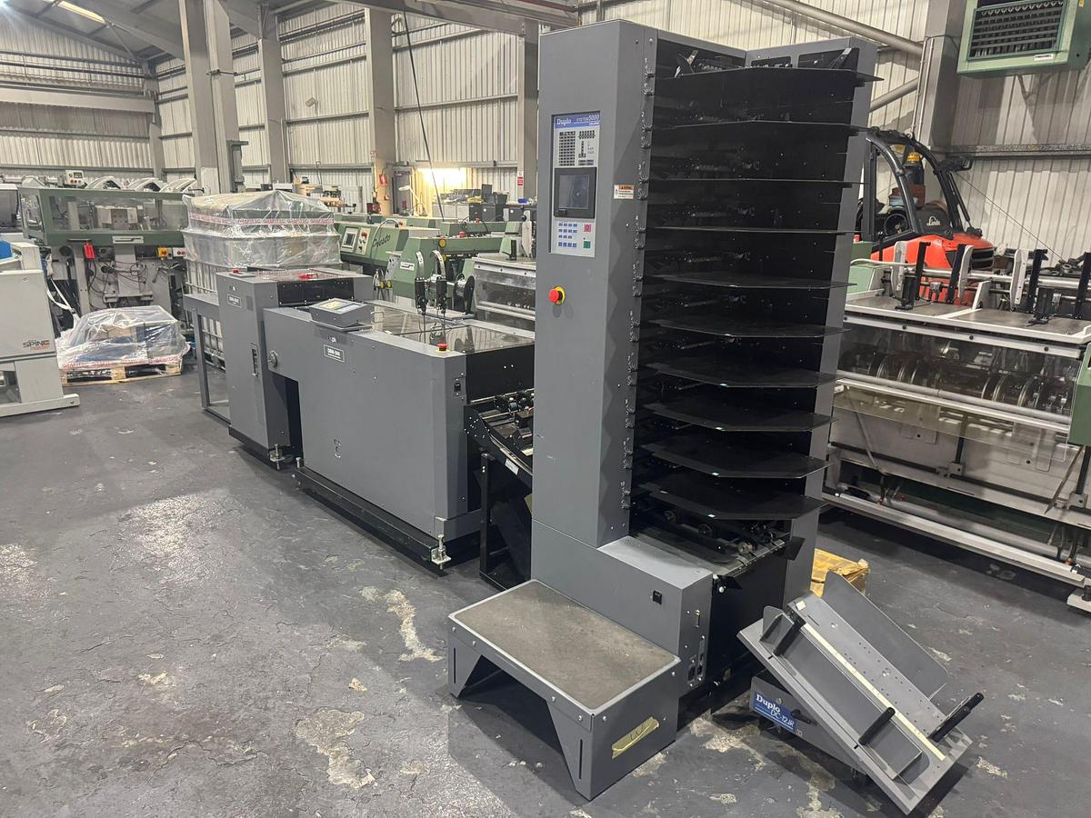 Used Duplo 5000 collator booklet making system