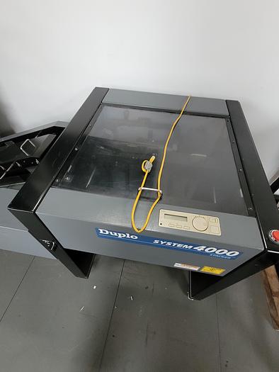 Used Duplo 4000 twin tower booklet making system