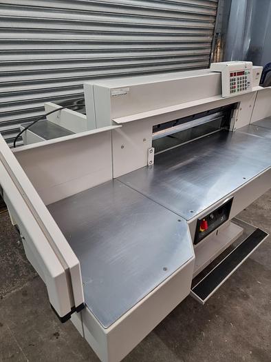 Used Ideal 7228 Paper guillotine for digital printing with light guards