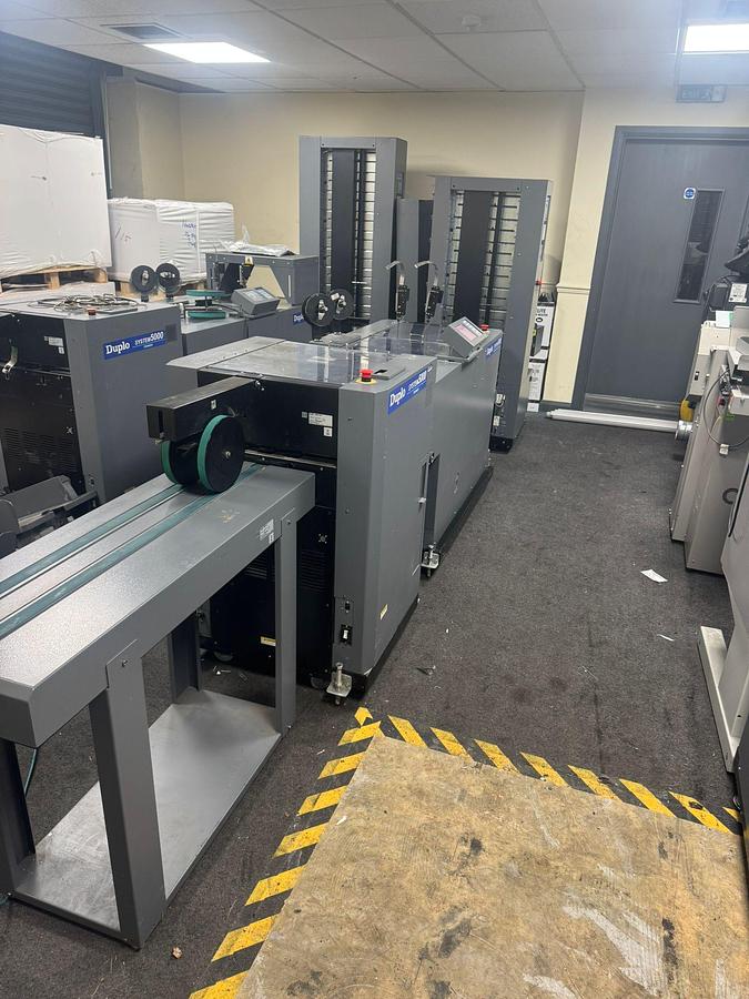 Used Duplo 8 station collator and booklet maker