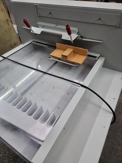 Used EBA 721 LT paper guillotine program light guards ideal for commercial