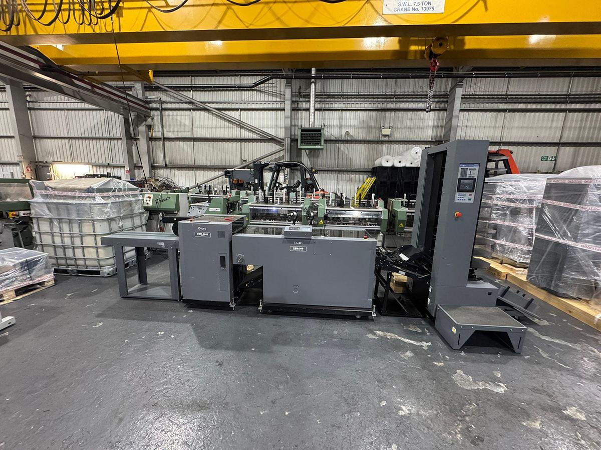 Used Duplo 5000 collator booklet making system