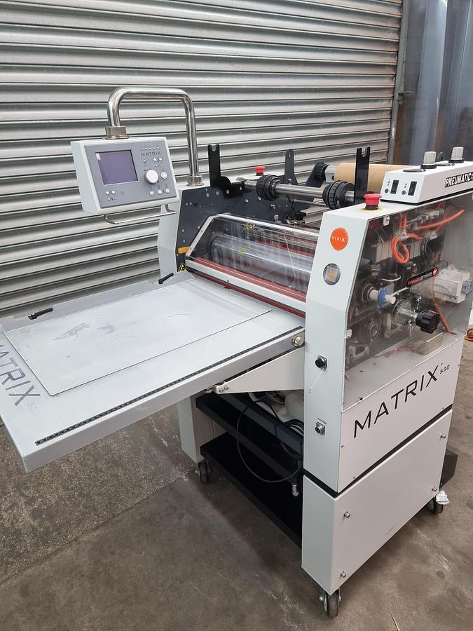 Used matrix pneumatic 530 foil and laminate