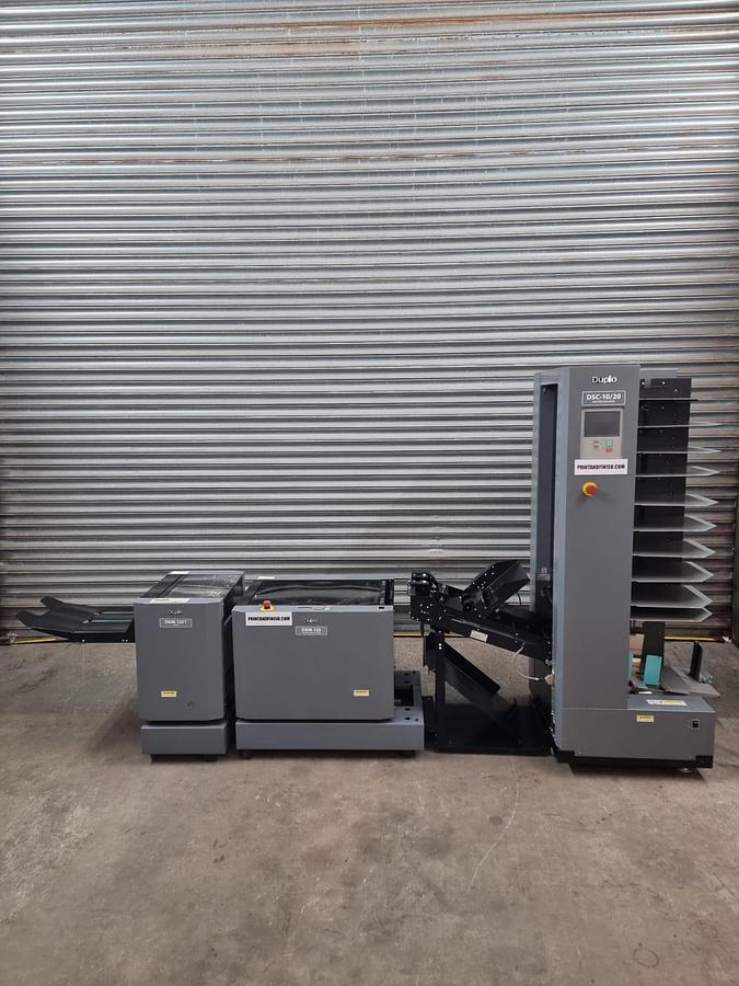 Used Duplo 10 Station Collator with booklet maker