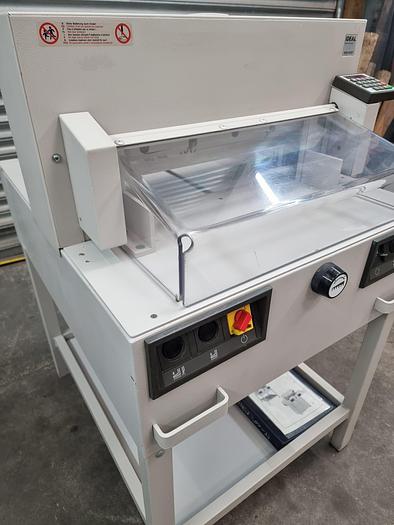 Used ideal 4850 ep digital paper guillotine 48cm 