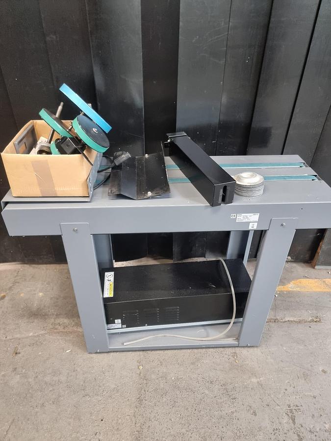 Used Duplo 5000 Digital booklet making system, Fold Stitch Trim Sheet Feeder