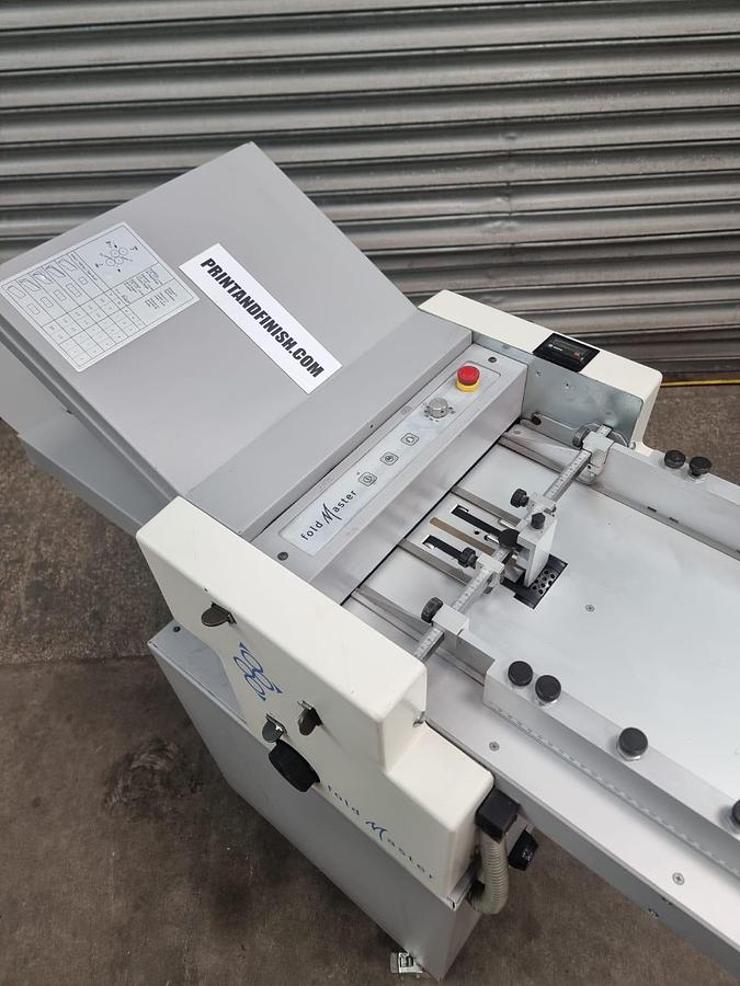 Used Eurofold Foldmaster paper folder
