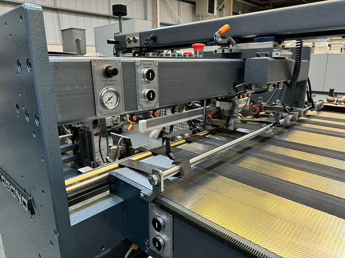 Used autobond Mini 105ths Laminator with Heidelberg Feeder