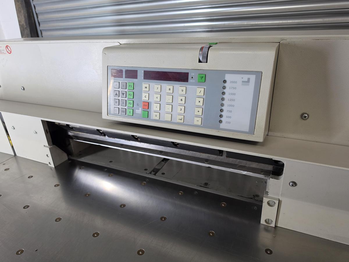 Used Ideal 7228-06 Programmable Guillotine with Light Beam Guards