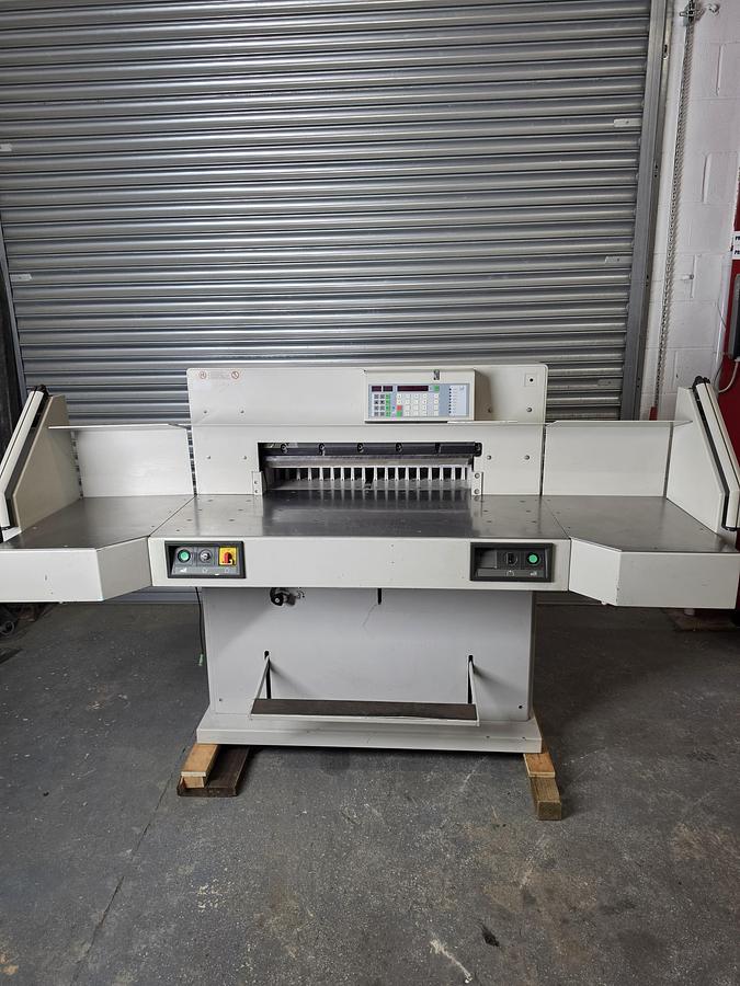 Used Ideal 7228-06 Programmable Guillotine with Light Beam Guards