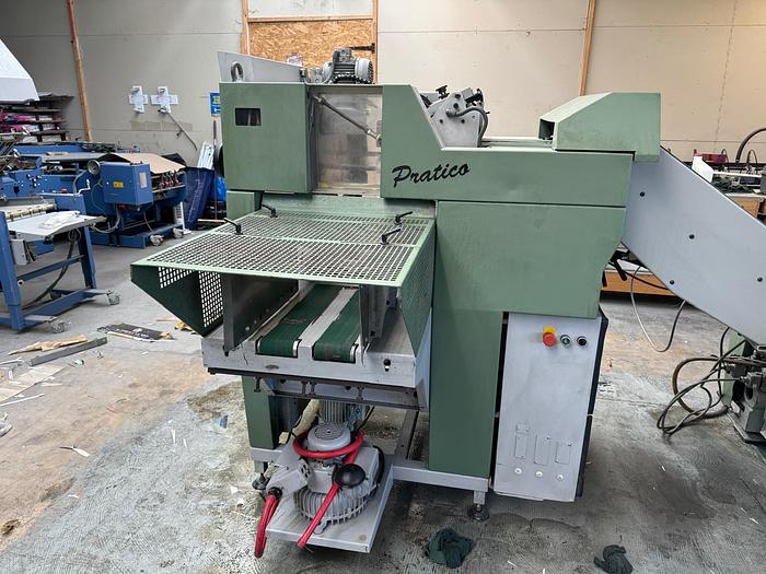 Used Muller Martini Bravo saddle stitcher 6 Station