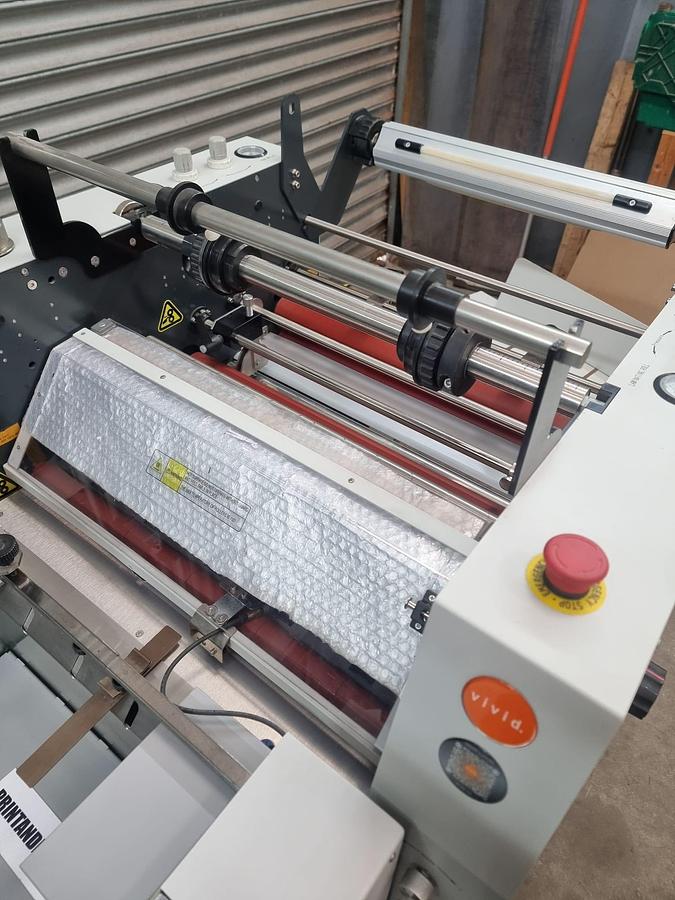 Used matrix 530 s Laminater foil Automatic omni feeder , top of the range