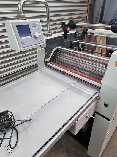 Used matrix 530 pneumatic laminator and foiler