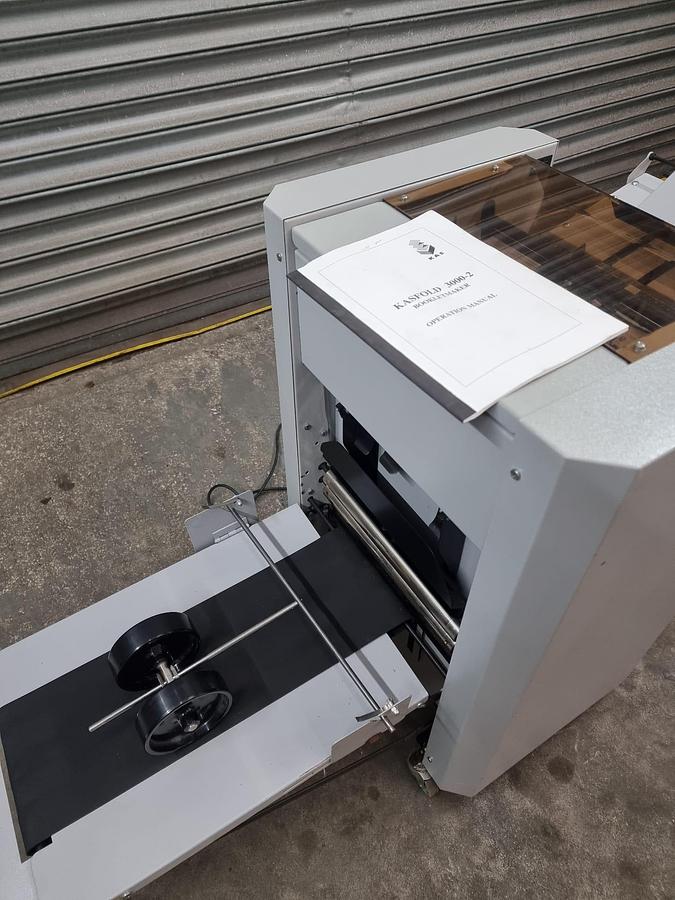 Used KAS 3000 booklet maker hand feed
